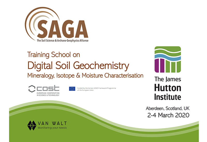 SAGA Training School on Digital Soil Geochemistry: Mineralogy, Isotope & Moisture Characterisation